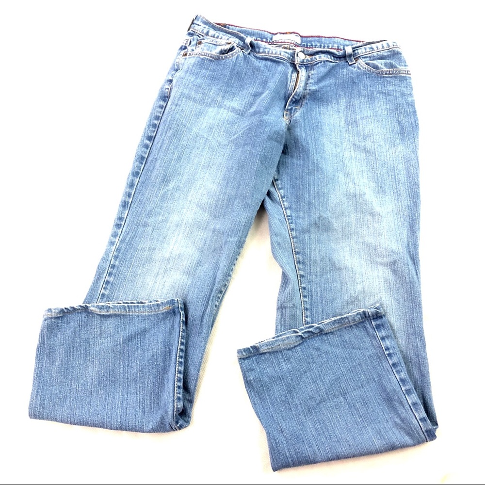 Levi’s Misses 550 Blue Jeans Boot 14 - Picture 1 of 6
